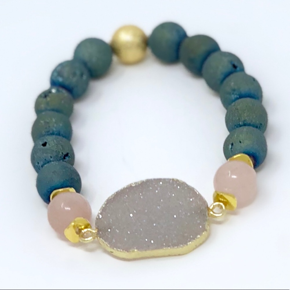 High Intensity Druzy bracelet
